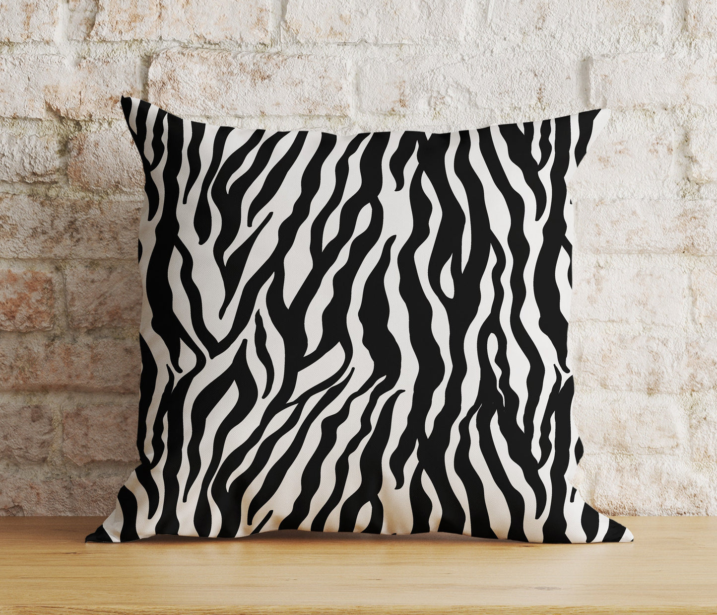 Zebra Print Stripe Zebra Pattern Cushion Covers