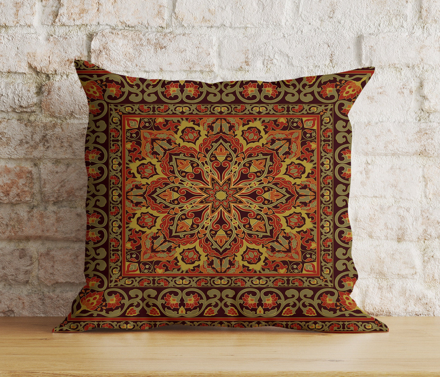 Turkish Kilim Cushion Cover Southwestern Tribal Bedroom Decor