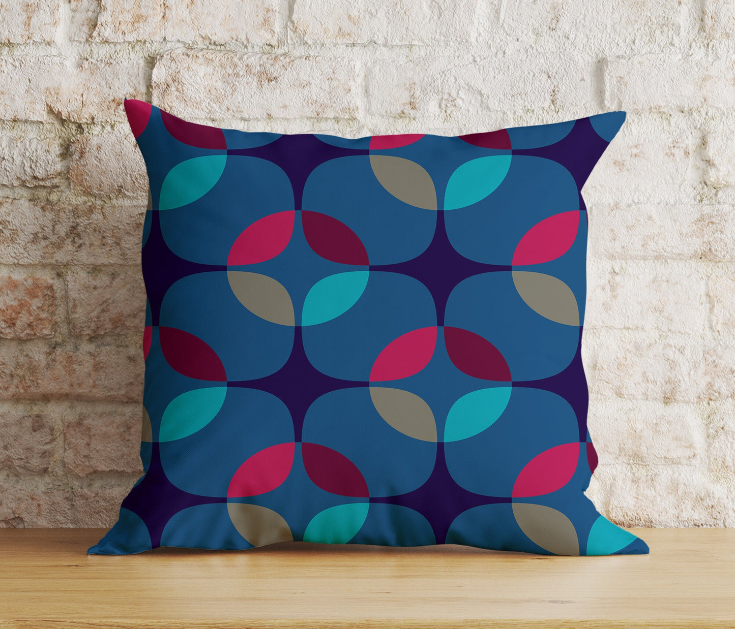 Colorful Geometric Retro Abstract Decoration Cushion Cover