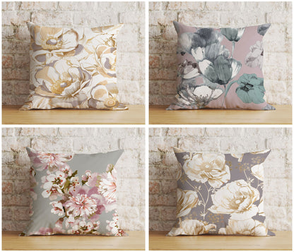 Flower Bouquet Botanical Home Decor Cushion Cover