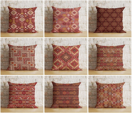 Aztec Southwestern Cushion Cover Traditional Turkish Kilim Pillow Cover