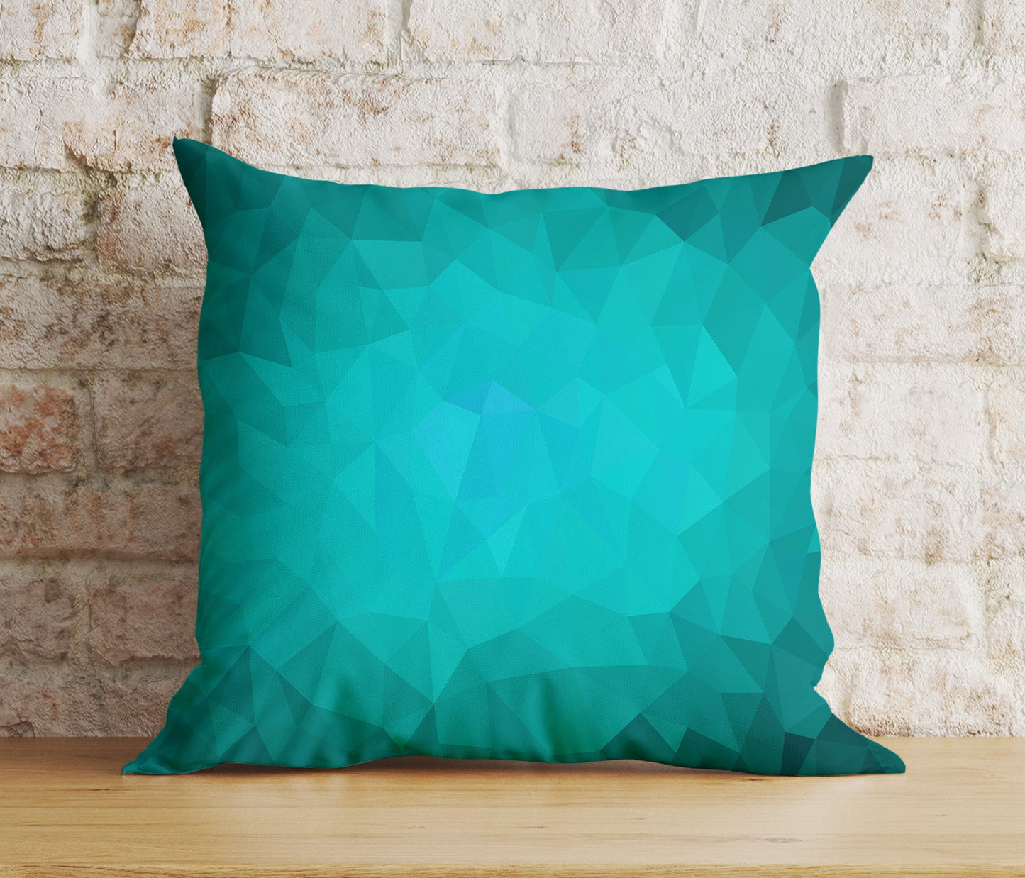 Turquoise Floral Geometric Emerald Modern Cushion Cover