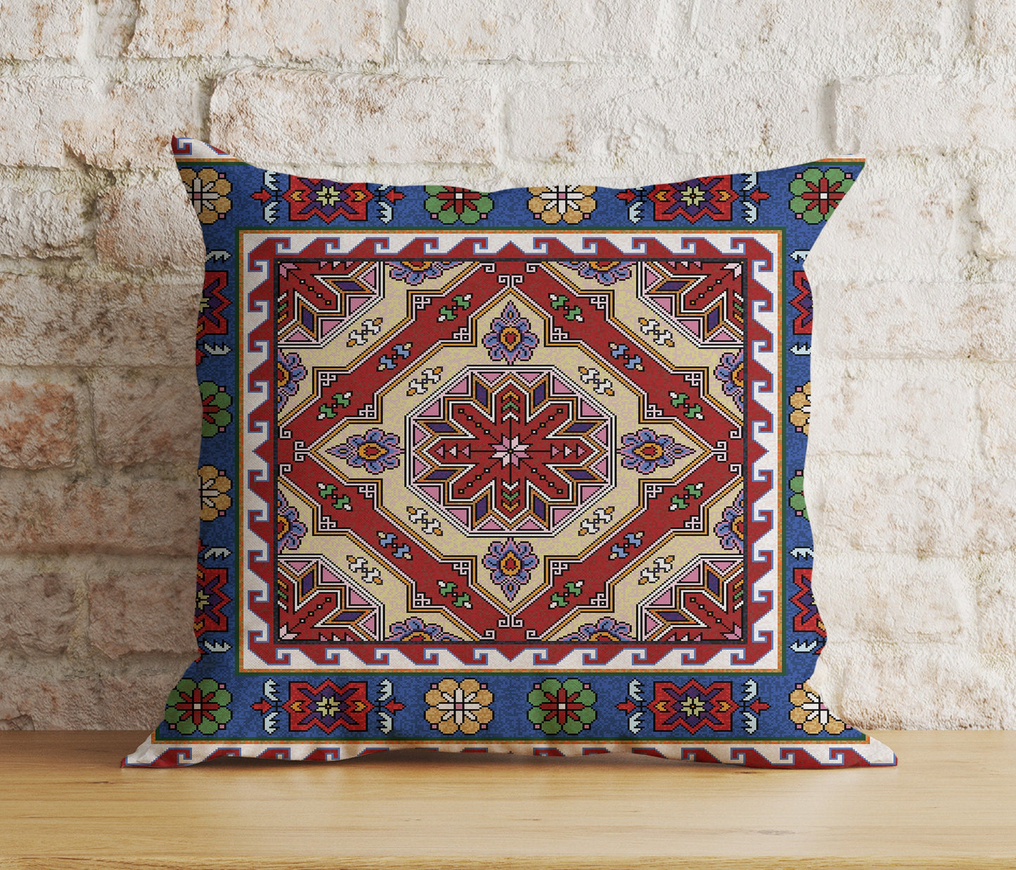 Rug Aztec Kilim Traditional Living Decor Cushion Cover