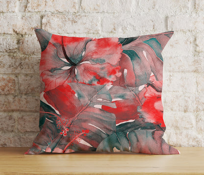 Exotic Floral Colourful Vibrant Flower Cushion Cover