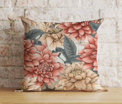 Soft and Pastel Floral Watercolour Flower Cushion Covers