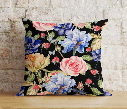 Exquisite Painted Vibrant and Artistic Floral Cushion Covers