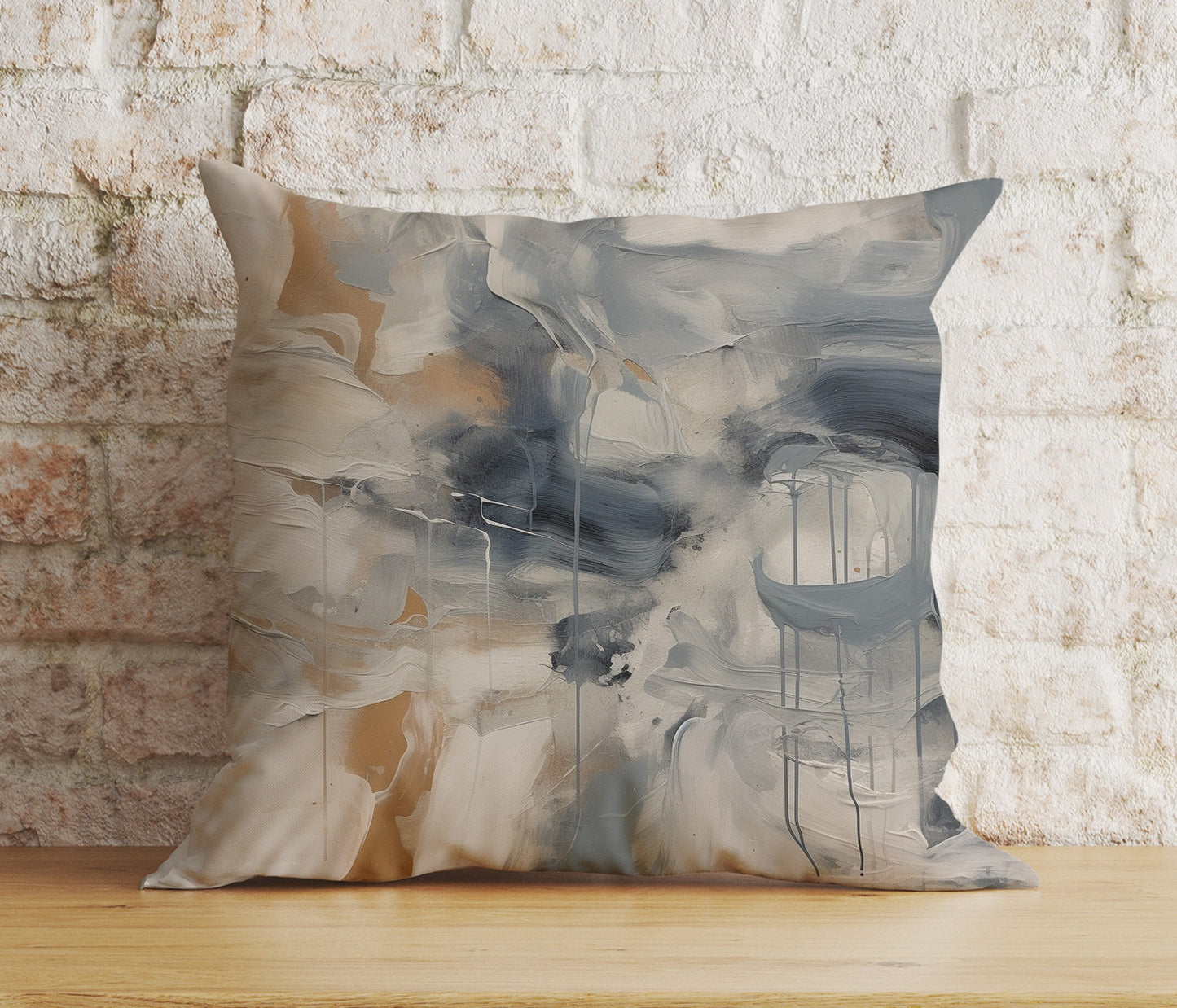 Floral Abstract Art Elegant Watercolour Cushion Cover