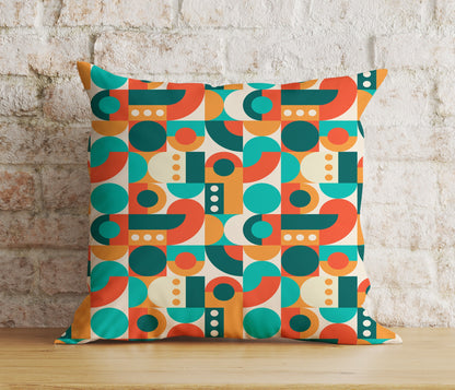 Retro Nostalgic Geometric Home Decoration Cushion Cover