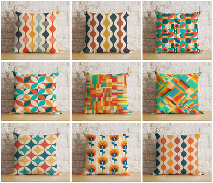 Retro Nostalgic Geometric Home Decoration Cushion Cover