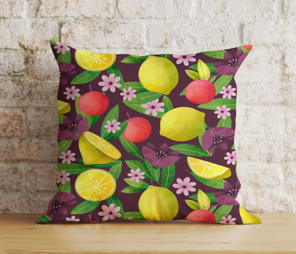 Lemon Fruit Kitchen Home Summer Decoration Cushion Cover