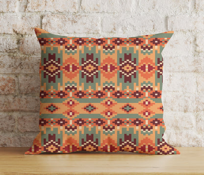 Turkish Kilim Cushion Cover Southwestern Tribal Bedroom Decor