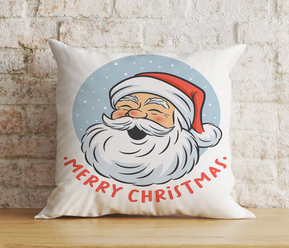 Santa Claus Gifts Ho ho ho Christmas Holiday Cushion Cover