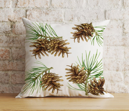 Christmas Pinecone Woodland Pine Tree Xmas Cushion Covers