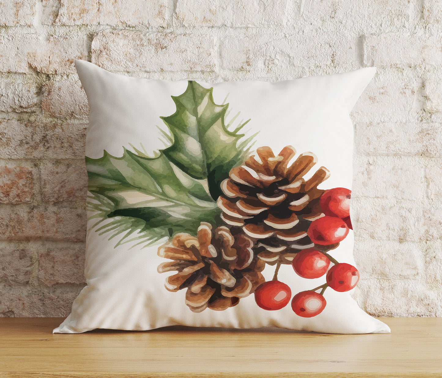 Christmas Pinecone Woodland Pine Tree Xmas Cushion Covers