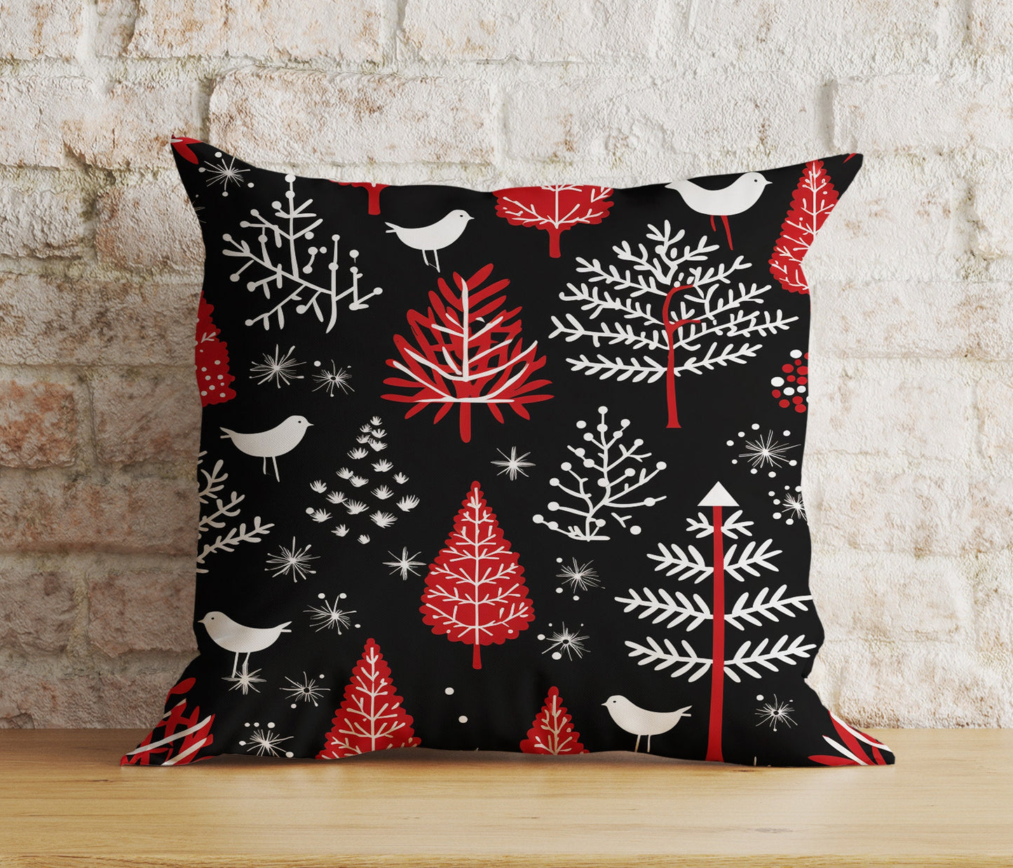 Christmas Whimsical Festive Winter Decor Cushion Cover