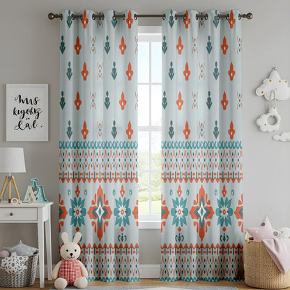 Onay Nature Landscape and Boho Ethnic Blackout Curtains