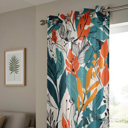 Onay Nature Inspired Artistic Blackout Curtains