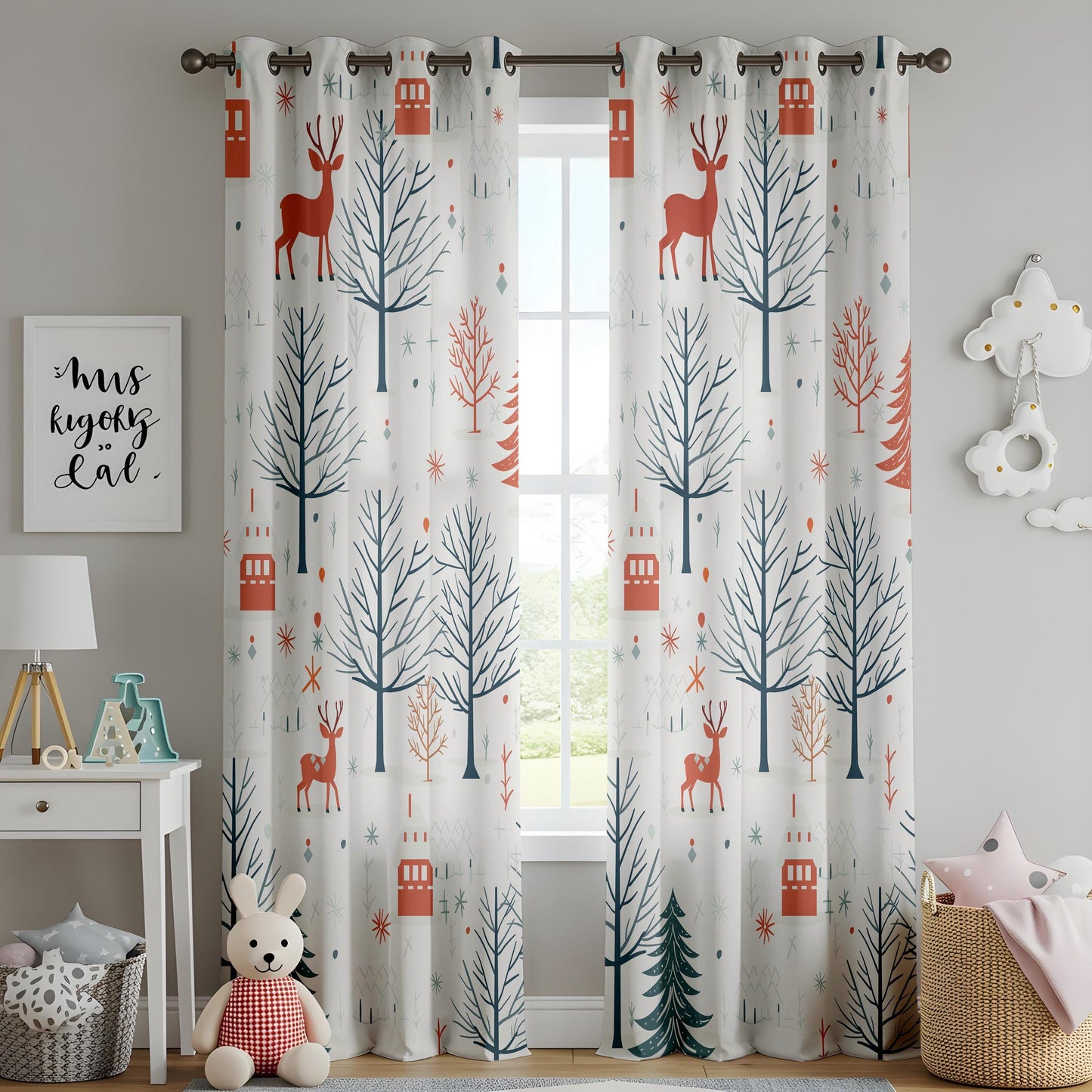 Onay Artistic Nature and Boho Blackout Curtains