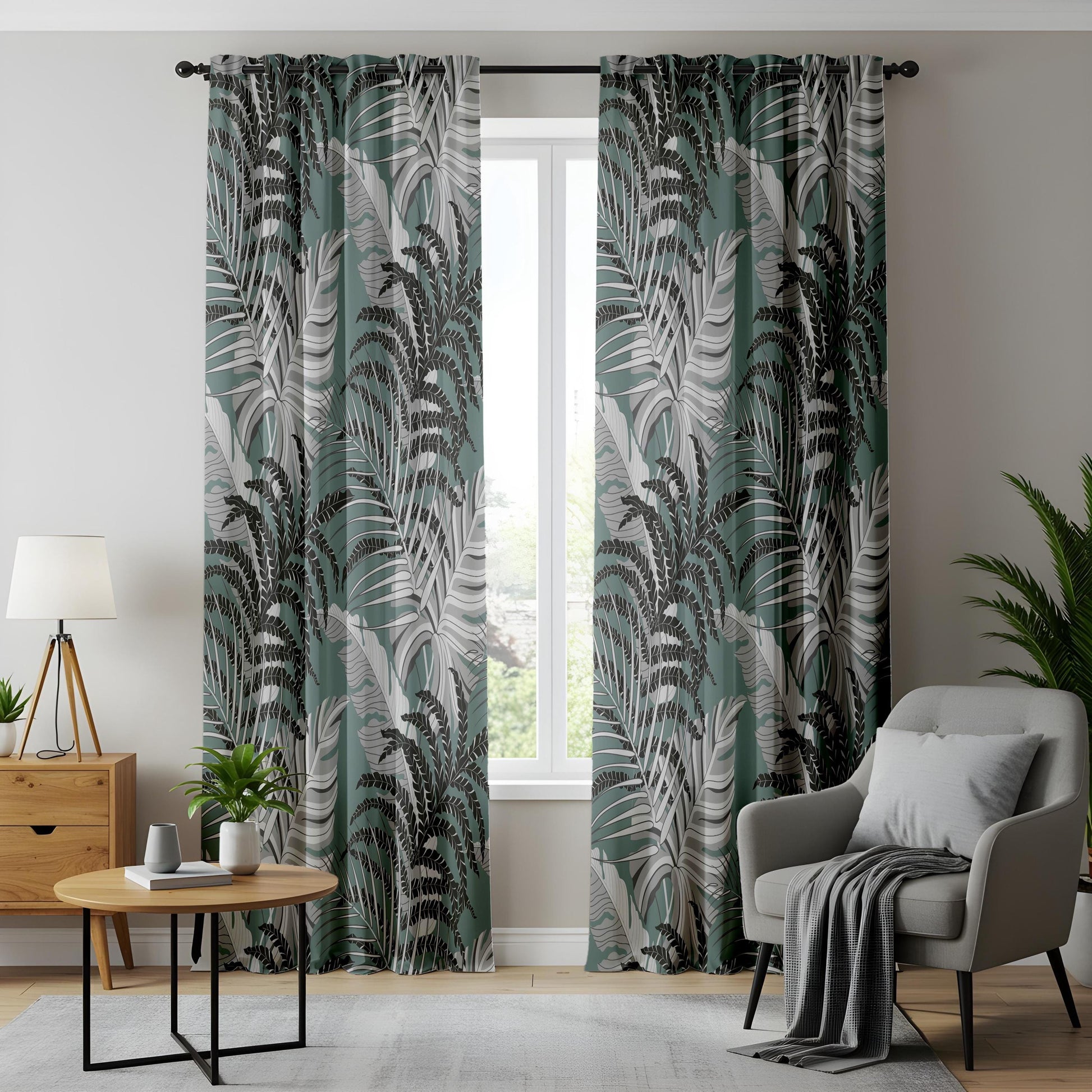 Onay Nature Landscape and Modern Artistic Blackout Curtains