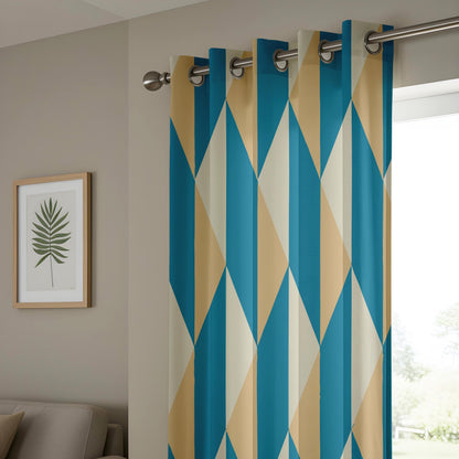 Onay Artistic Nature and Geometric Blackout Curtains