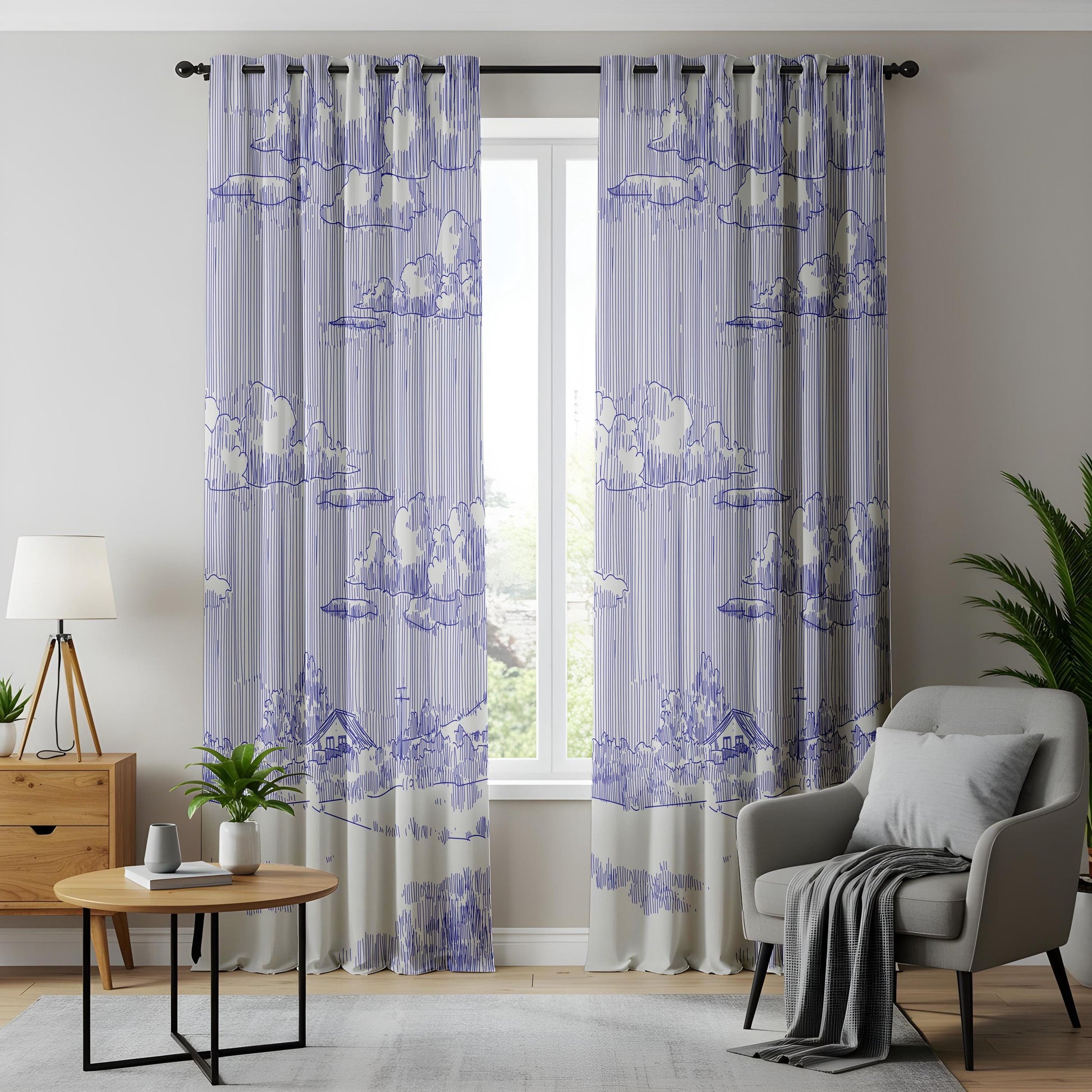 Onay Eclectic Artistic Blackout Curtains