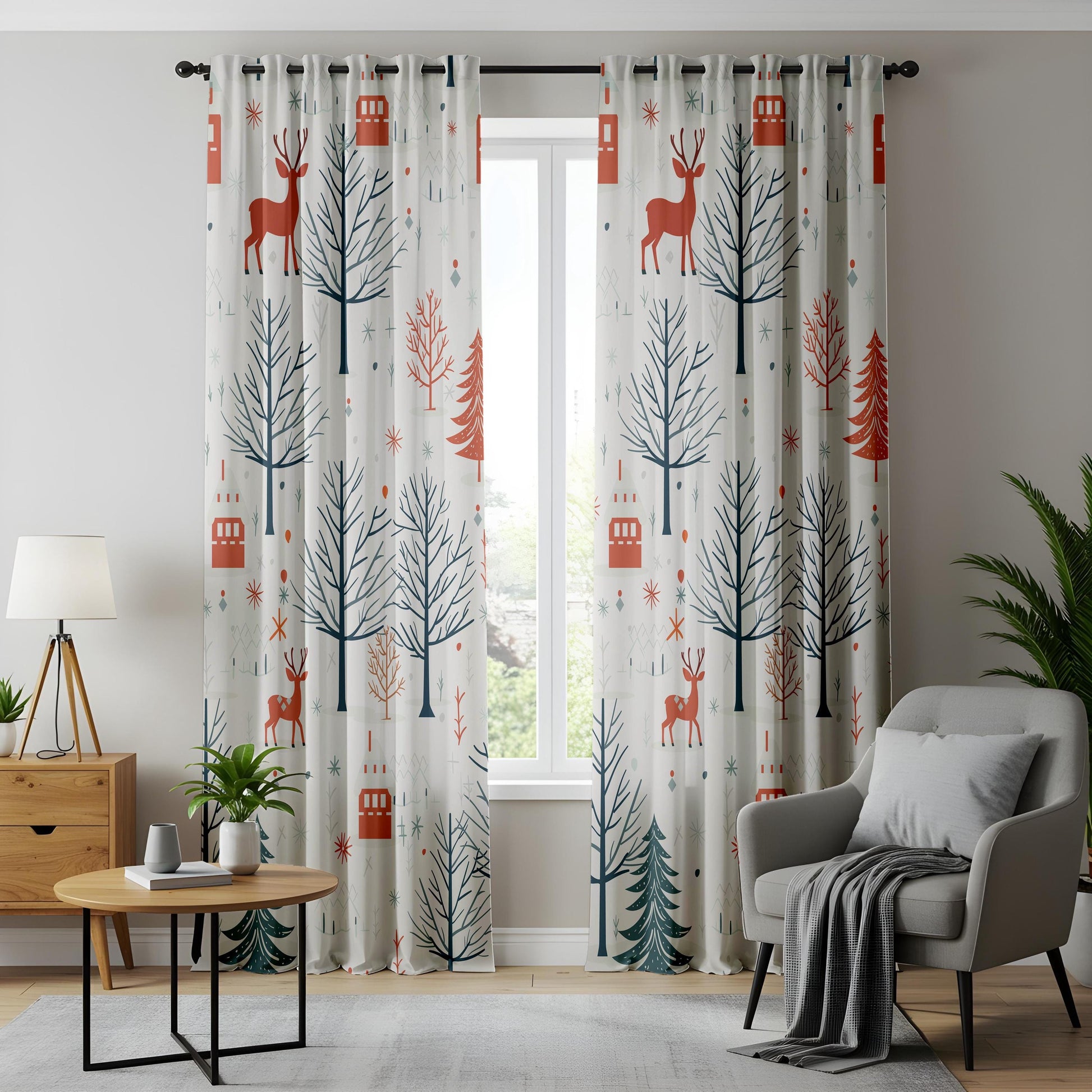 Onay Artistic Nature and Boho Blackout Curtains