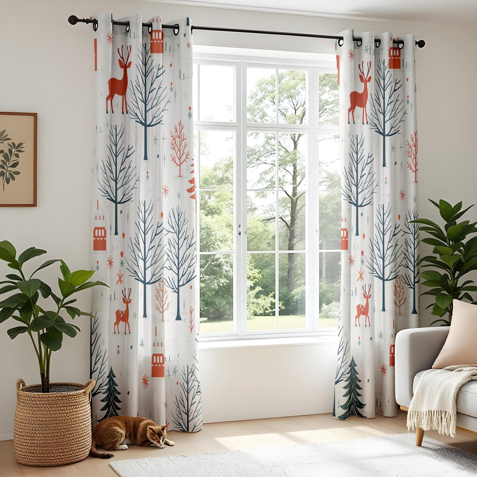 Onay Artistic Nature and Boho Blackout Curtains