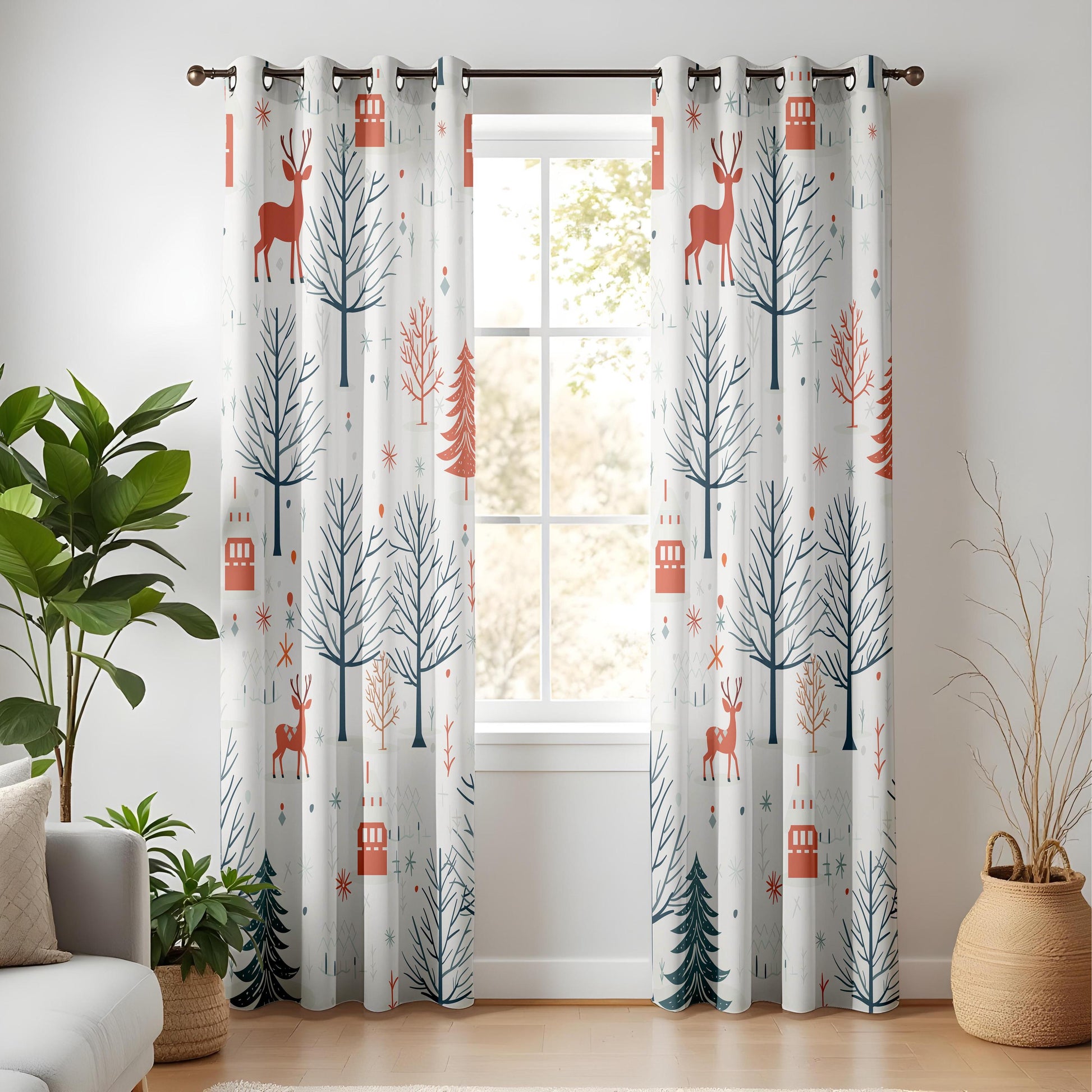 Onay Artistic Nature and Boho Blackout Curtains