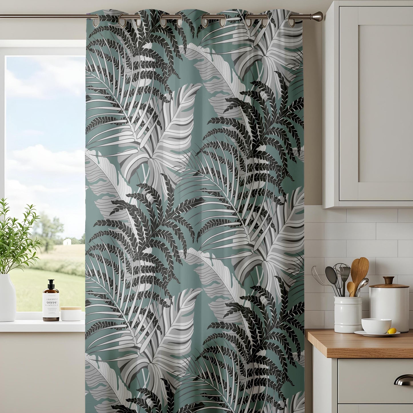 Onay Nature Landscape and Modern Artistic Blackout Curtains