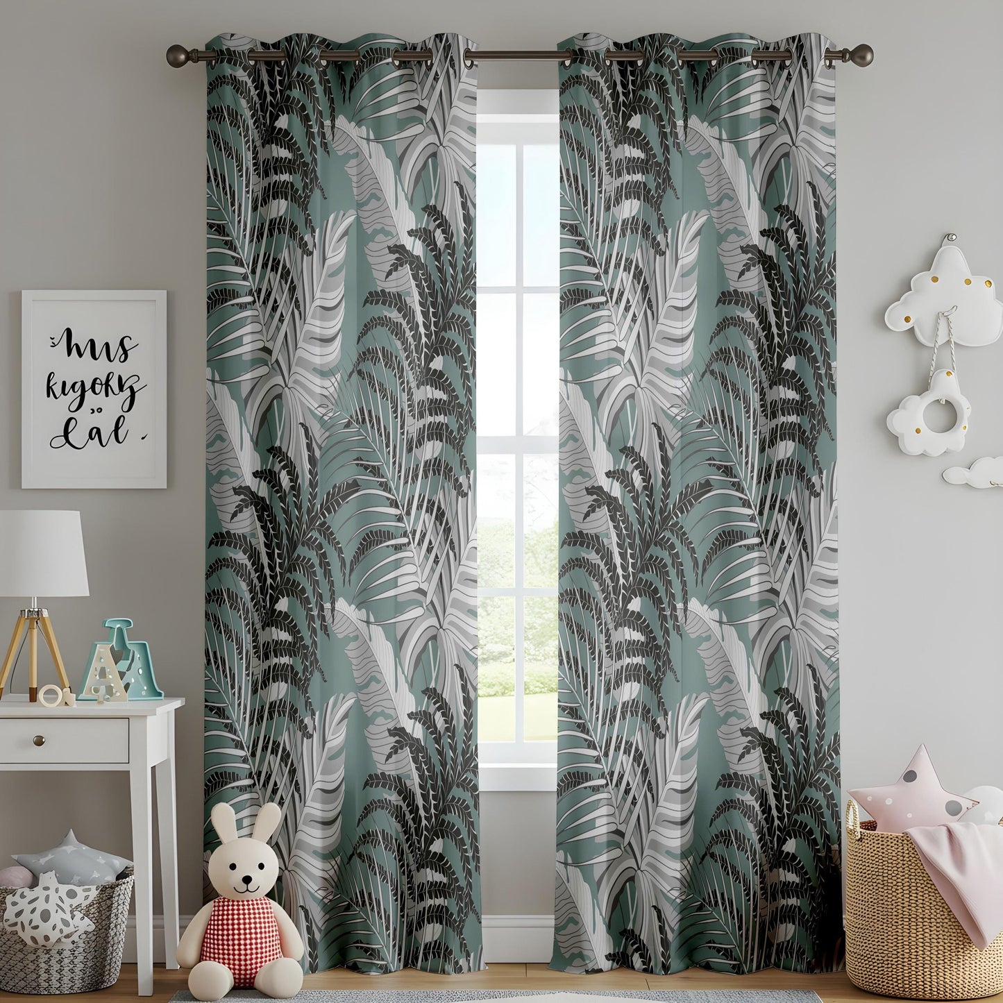 Onay Nature Landscape and Modern Artistic Blackout Curtains