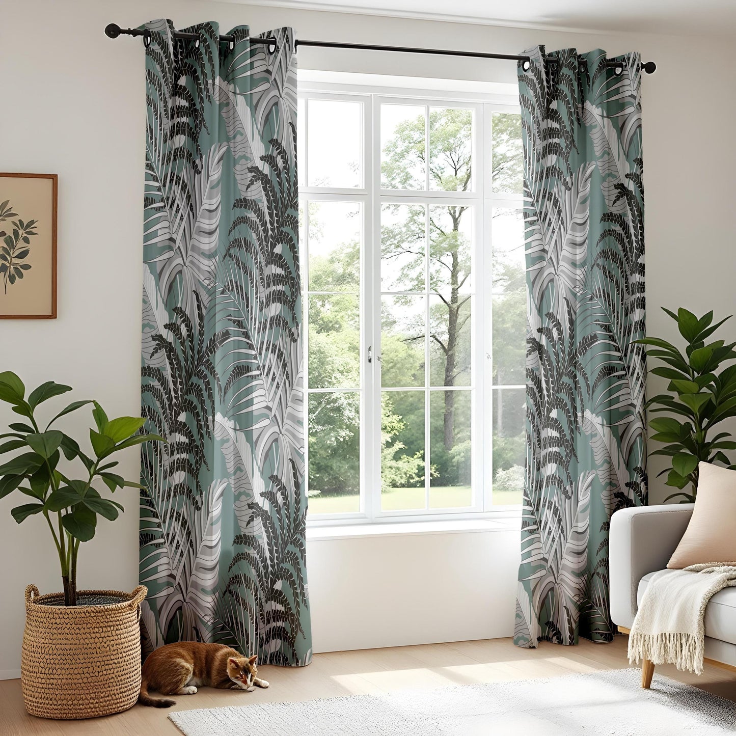 Onay Nature Landscape and Modern Artistic Blackout Curtains