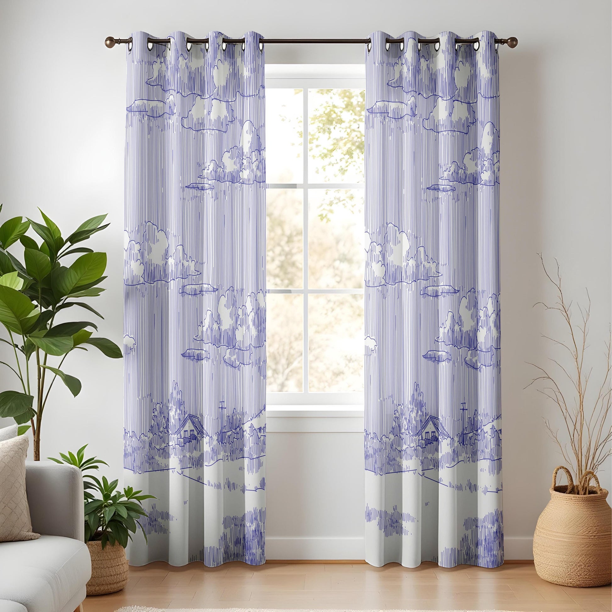 Onay Eclectic Artistic Blackout Curtains