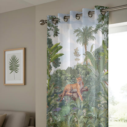 Onay Leopard Jungle Safari Living Room Curtains