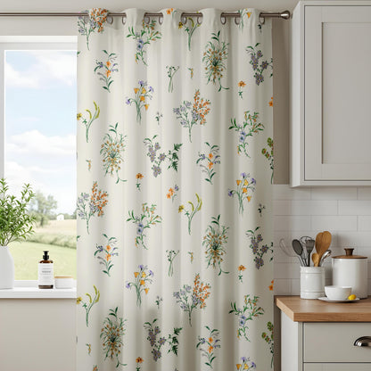 Onay Wildflower Bouquet Curtains – Garden Botanical Print Drapes