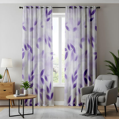 Onay Lavender Leaf Botanical Curtains – Custom Made Drapes