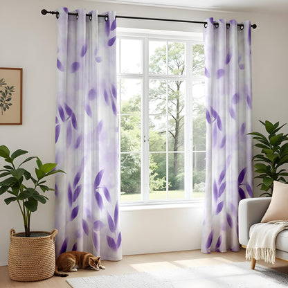 Onay Lavender Leaf Botanical Curtains – Custom Made Drapes