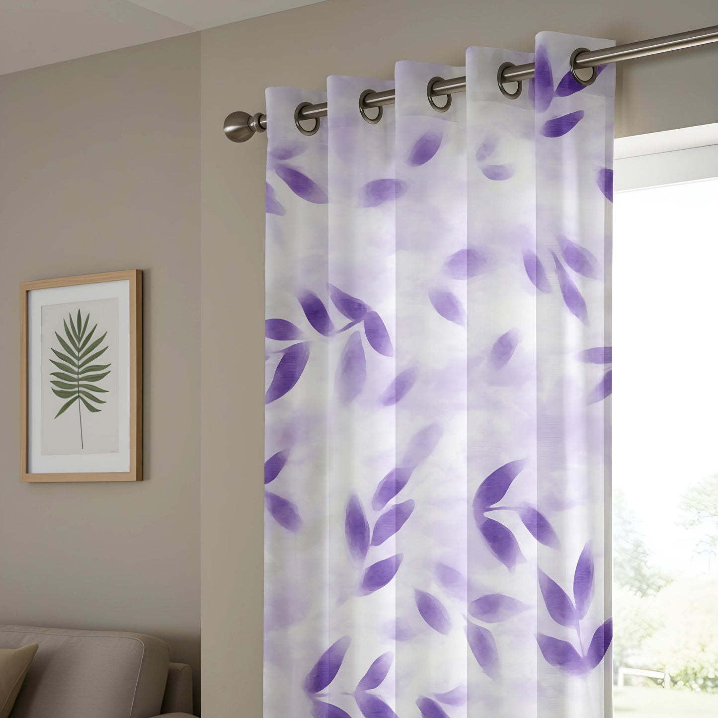Onay Lavender Leaf Botanical Curtains – Custom Made Drapes