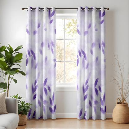 Onay Lavender Leaf Botanical Curtains – Custom Made Drapes