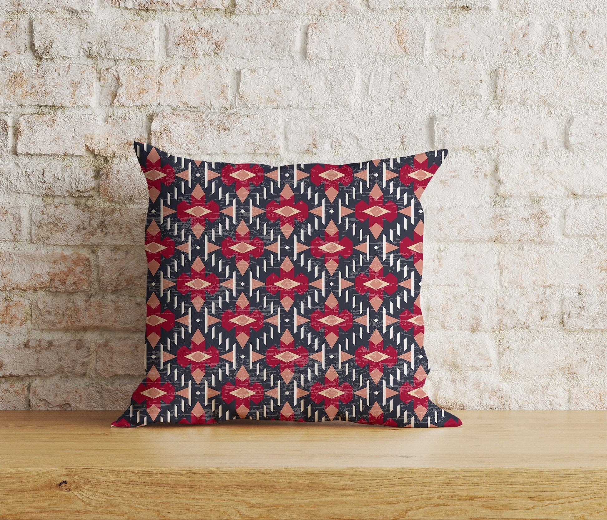 Onay Home Textile Cushion Covers 6 / 12 x 12 inch (30 x 30 cm) Double Side Kilim Ethnic Cushion Cover Traditional Rug Pillow Cover