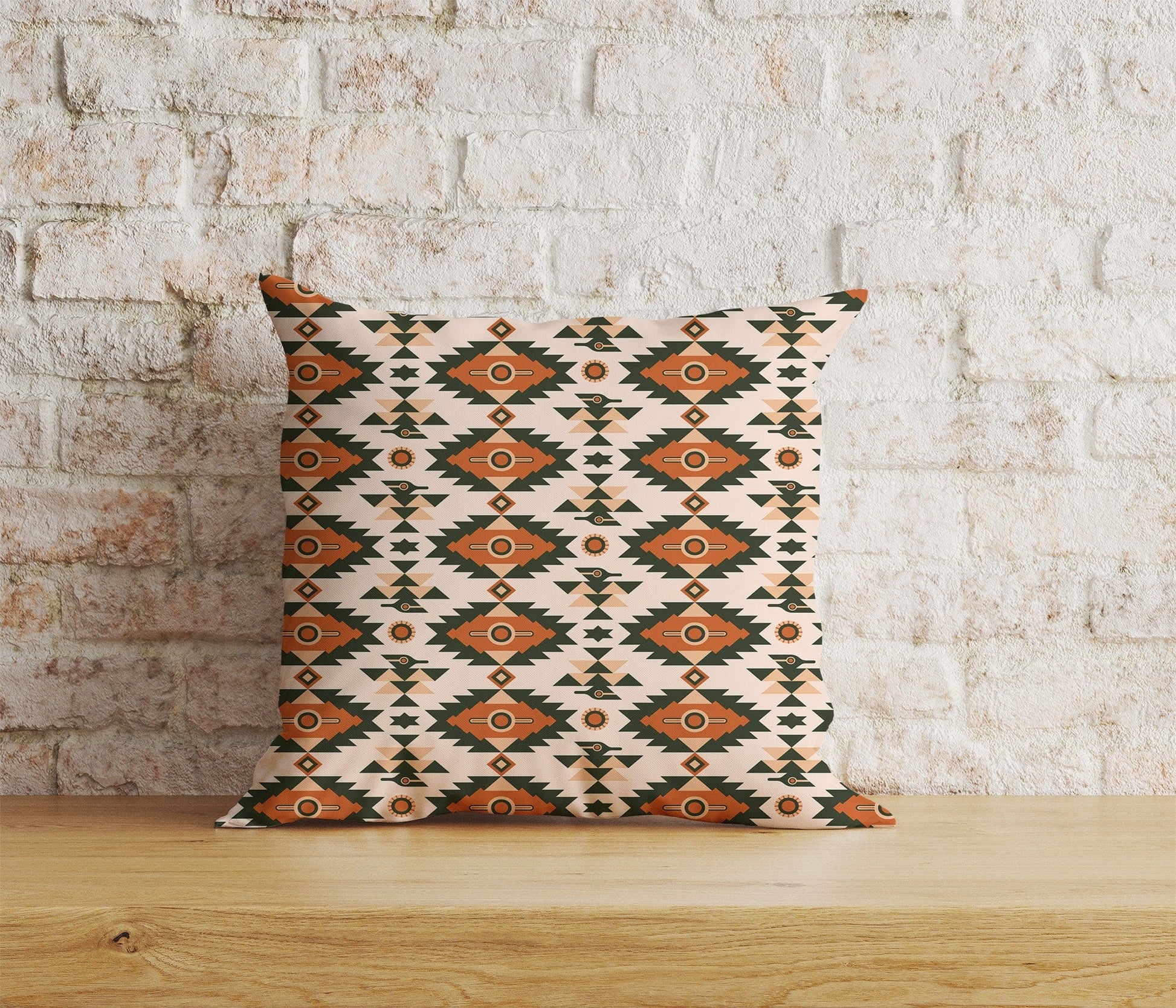 Onay Home Textile Cushion Covers 2 / 12 x 12 inch (30 x 30 cm) Double Side Kilim Ethnic Cushion Cover Traditional Rug Pillow Cover