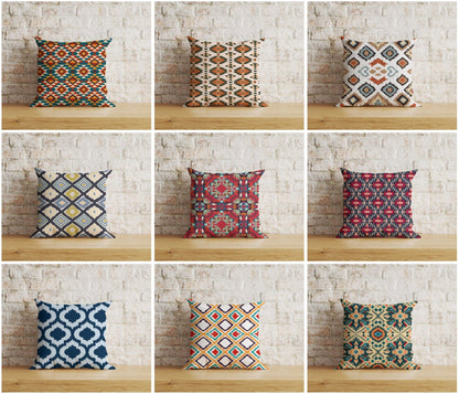 Onay Home Textile Cushion Covers Kilim Ethnic Cushion Cover Traditional Rug Pillow Cover