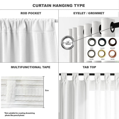 Mid Century Modern Block Curtains – Geometric Drapes