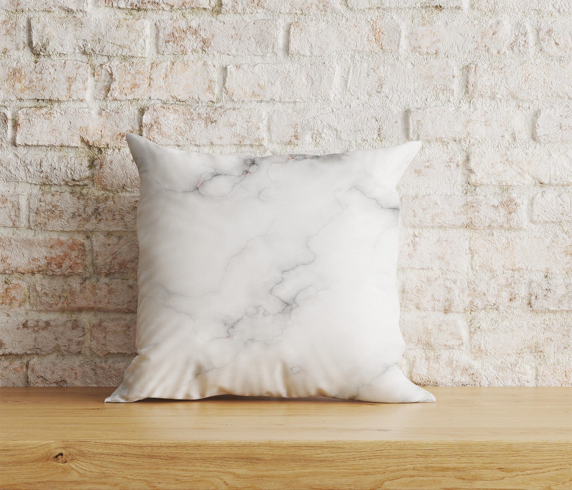 Onay Home Textile Cushion Covers 8 / 12 x 12 inch (30 x 30 cm) Double Side Marble Cushion Cover Grey Watercolor Marbled Stone Pillowcase