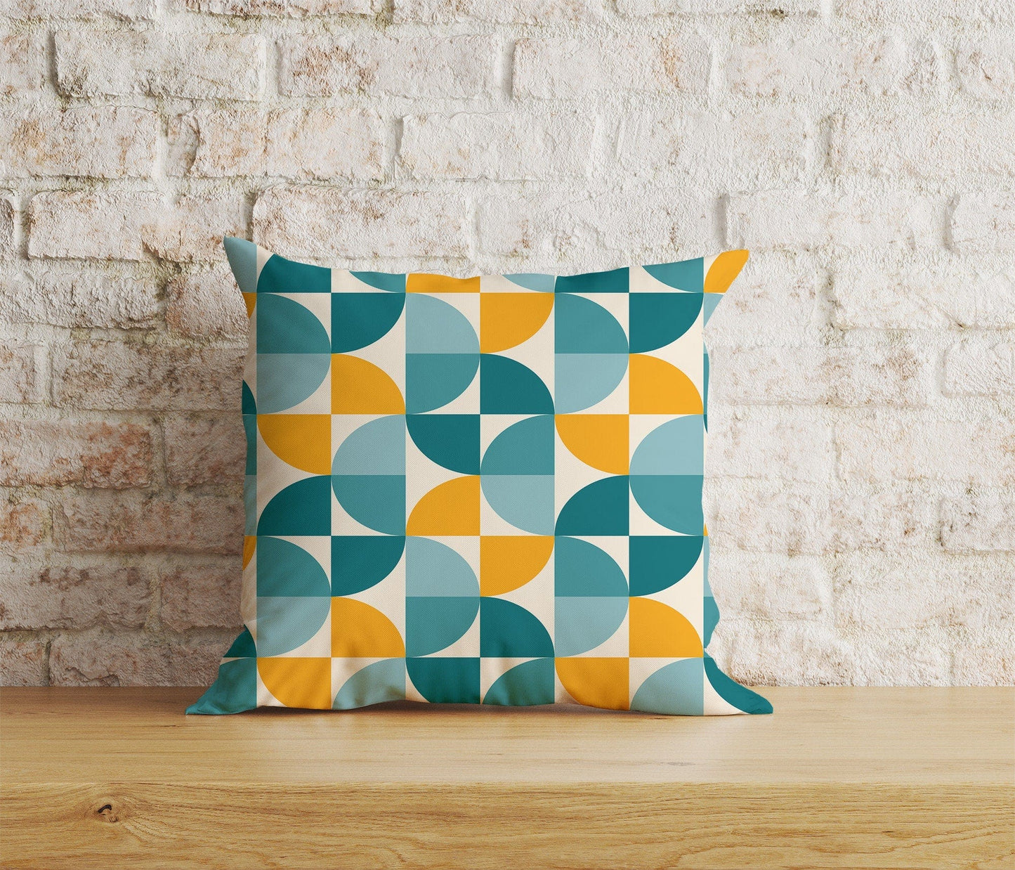 Onay Home Textile Cushion Covers 5 / 12 x 12 inch (30 x 30 cm) Double Side Mid Century Geo Cushion Cover Boho Abstract Pillow Covers
