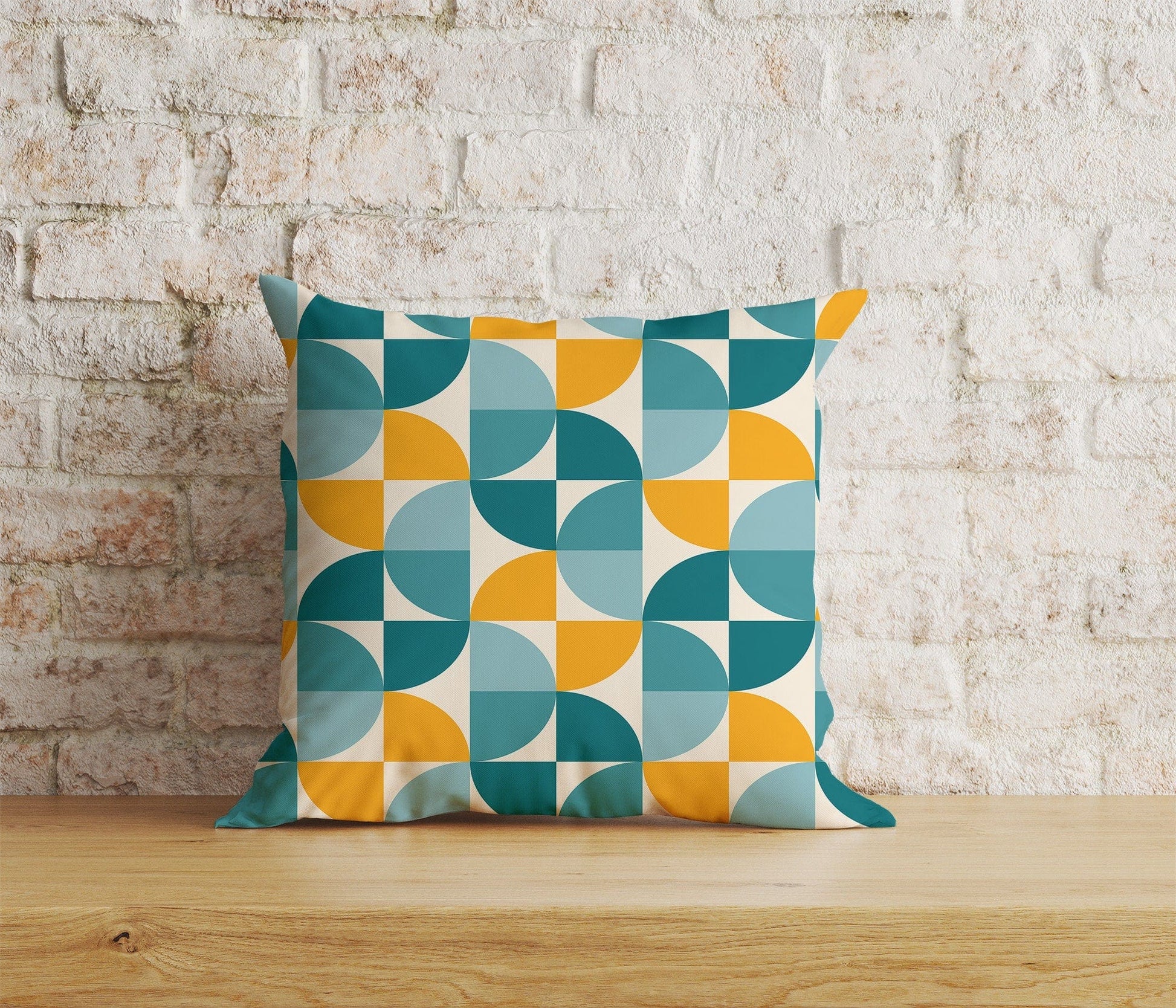 Onay Home Textile Cushion Covers 5 / 12 x 12 inch (30 x 30 cm) Double Side Mid Century Geo Cushion Cover Boho Abstract Pillow Covers