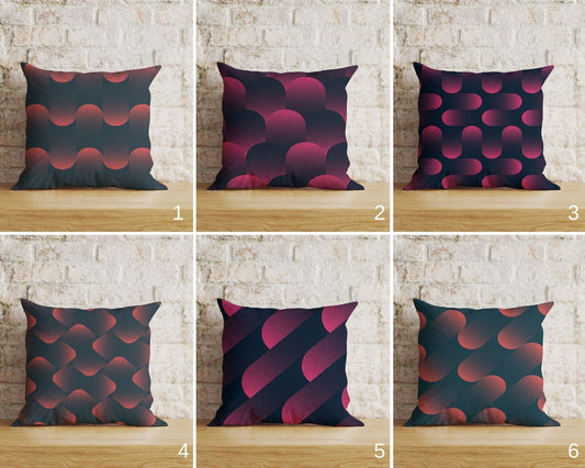 Onay Home Textile Cushion Covers Mid Century Modern Cushion Cover Boho Abstract Gradient Geo