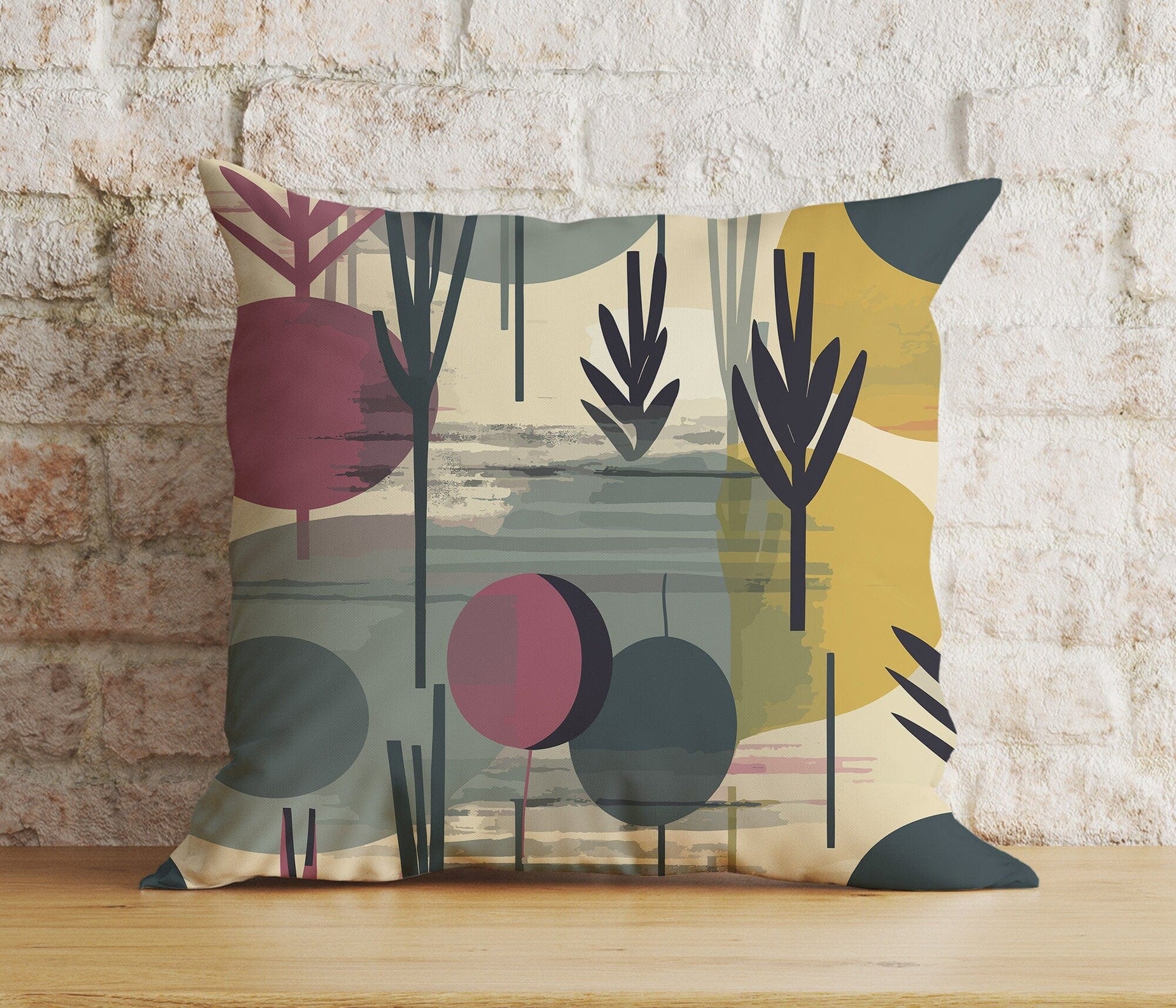 Onay Home Textile Cushion Covers 8 / 12 x 12 inch (30 x 30 cm) Double Side Modern Abstract Cushion Covers Minimalist Pillow Cover 16x16