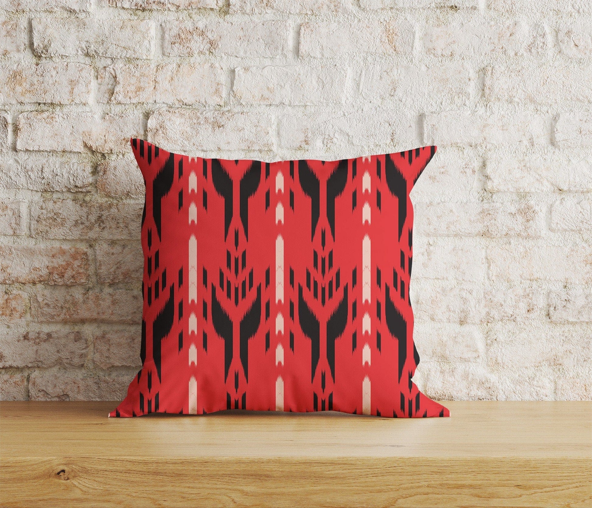 Onay Home Textile Cushion Covers 6 / 12 x 12 inch (30 x 30 cm) Double Side Native American Patterns Cushion Covers Parfleche Cover