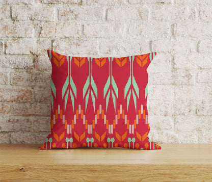 Onay Home Textile Cushion Covers 5 / 12 x 12 inch (30 x 30 cm) Double Side Native American Patterns Cushion Covers Parfleche Cover