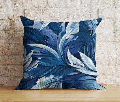 Onay Home Textile Cushion Covers Navy Blue Cushion Cover Floral Home Decor Throw Cushions